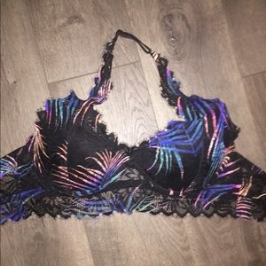 VS PINK Bralette-Neon Palm Print